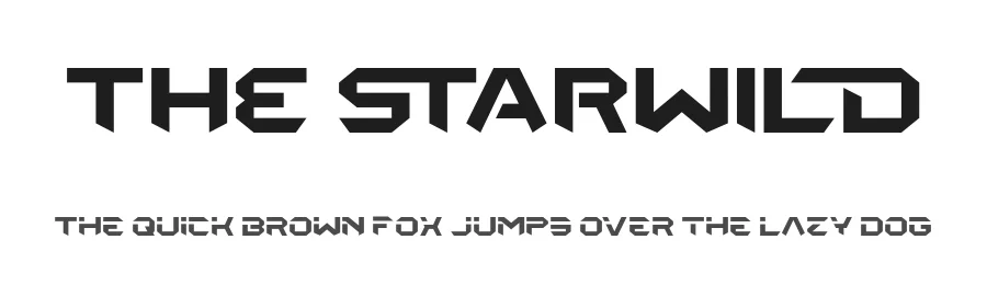 THE STARWILD by Jani Nurman β Display Font