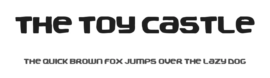 The Toy Castle by Woodcutter Manero β Display Font