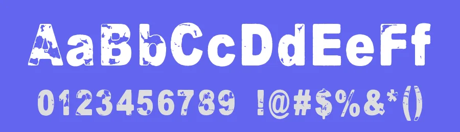 The universe in a nutshell — Display Font — thumbnail 3