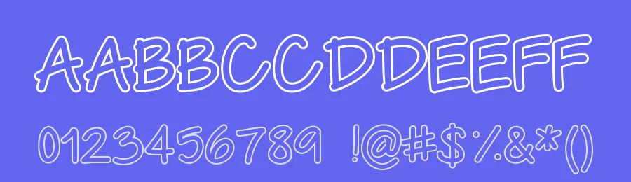 The Urban Way Hollow — Display Font — thumbnail 3