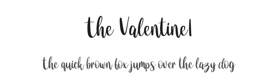 The Valentine1 by Sigit Dwipa Raharjo — Display Font