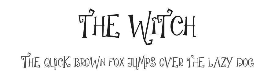 the Witch by Dimas Prasetyo — Display Font