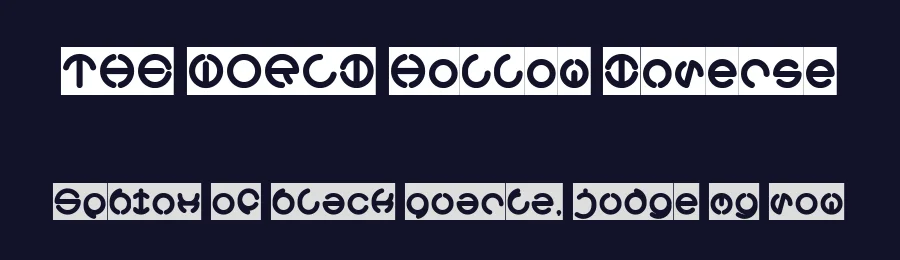 THE WORLD Hollow Inverse by http://www.dafont.com/wino-s-kadir.d2209 — Display Font — thumbnail 2