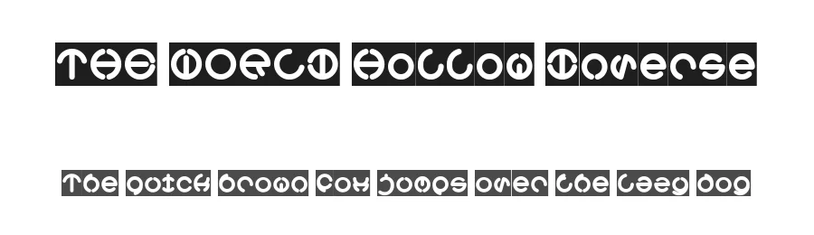 THE WORLD Hollow Inverse by http://www.dafont.com/wino-s-kadir.d2209 — Display Font