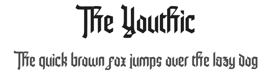 The Youthic by Taufiqurrohman Nadri โ Sans Font