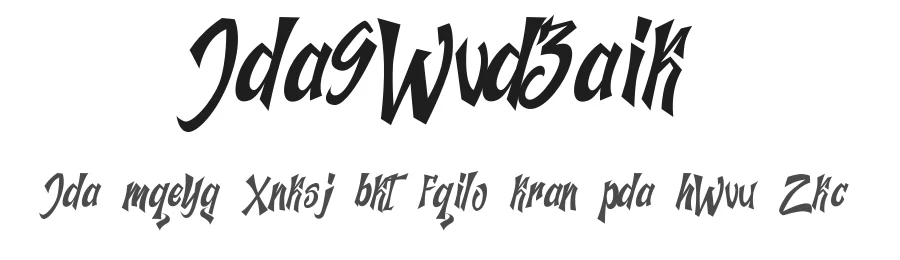 TheJazhDemo by Risman Ginarwan — Display Font