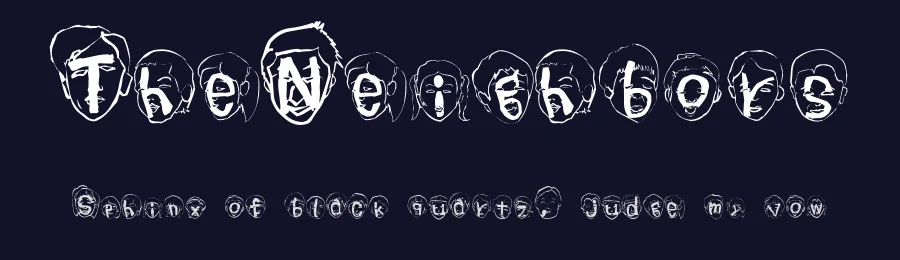 TheNeighbors — Display Font — thumbnail 2