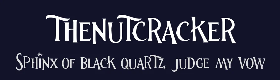 thenutcracker — Display Font — thumbnail 2