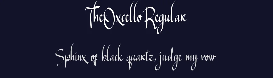TheOxcelloRegular by Eep  Apringga | Namara Creative Studio — Display Font — thumbnail 2