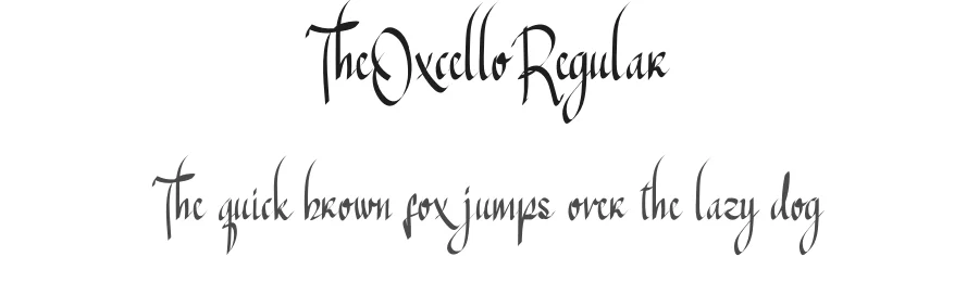 TheOxcelloRegular by Eep Apringga | Namara Creative Studio — Display Font