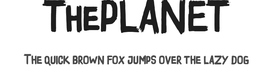 ThePLANET by Vaiminit — Display Font