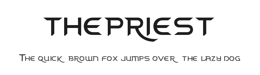 thepriest — Display Font