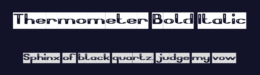 Thermometer Bold Italic by http://www.dafont.com/wino-s-kadir.d2209 — Display Font — thumbnail 2