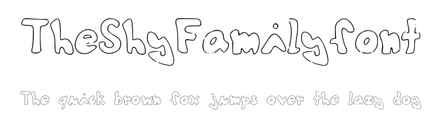 TheShyFamilyfont — Display Font