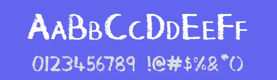 Thickedy Grunge — Display Font — thumbnail 3