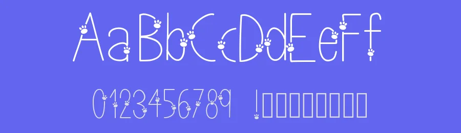 thinpaws — Display Font — thumbnail 3