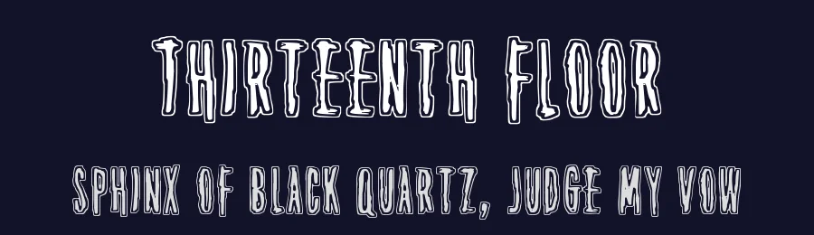 Thirteenth Floor — Display Font — thumbnail 2