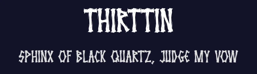THIRTTIN by bringtypestudio.co — Display Font — thumbnail 2