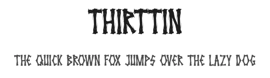 THIRTTIN by bringtypestudio.co — Display Font