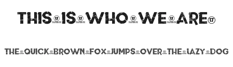 This is who we are1 by Luis Jaramillo — Display Font