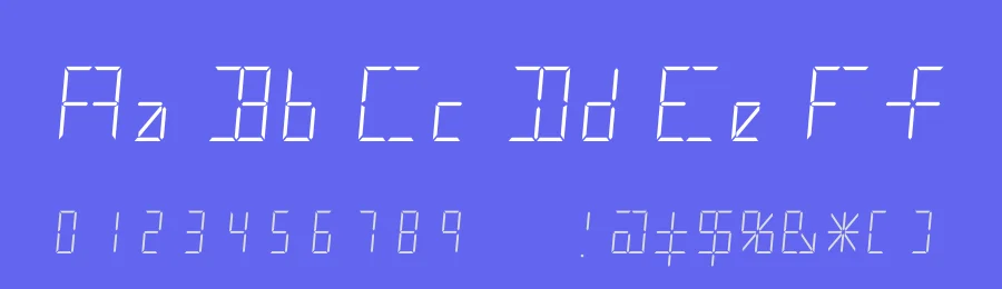 ThreeFourTwoTwo — Display Font — thumbnail 3