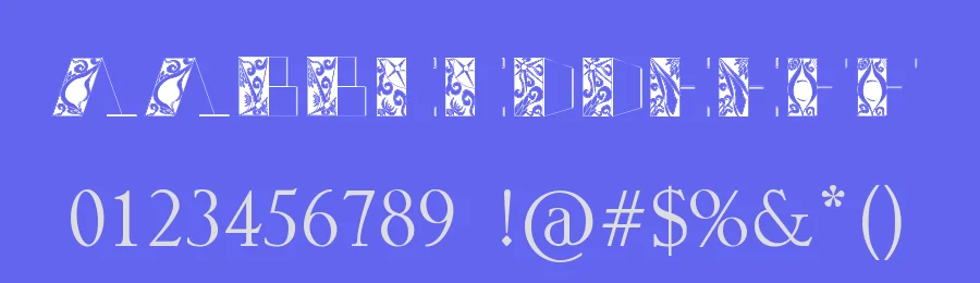 thrigt — Display Font — thumbnail 3