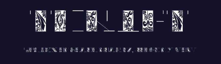 thrigt — Display Font — thumbnail 2