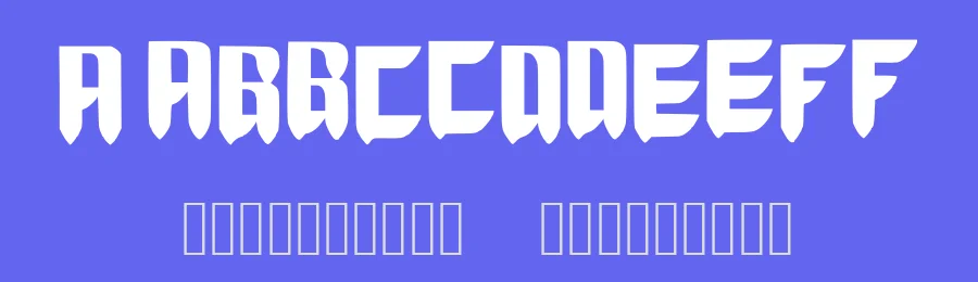Thunder Force Wannabe ver11 Medium — Display Font — thumbnail 3