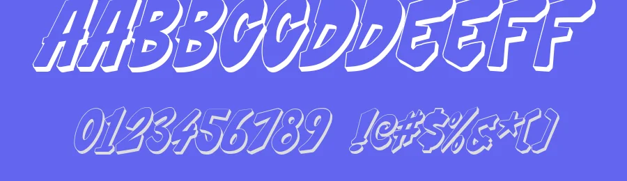 THWACK2 by Jim Kalogiratos — Display Font — thumbnail 3