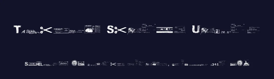 Ticket Scraps Urban — Display Font — thumbnail 2