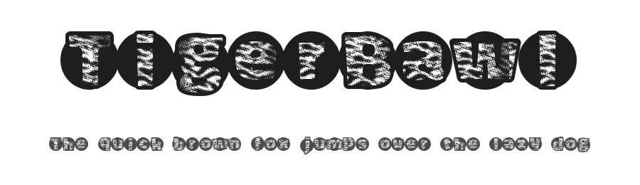 TigerBawl by Xerographer Fonts Max Infeld — Display Font