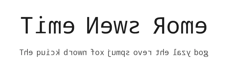 Time News Rome by Satria Novian — Display Font