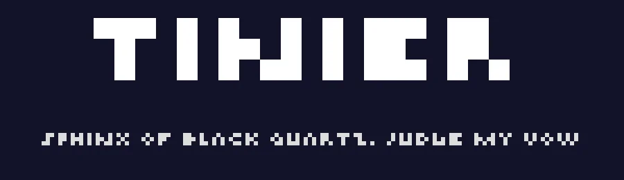 Tinier — Display Font — thumbnail 2