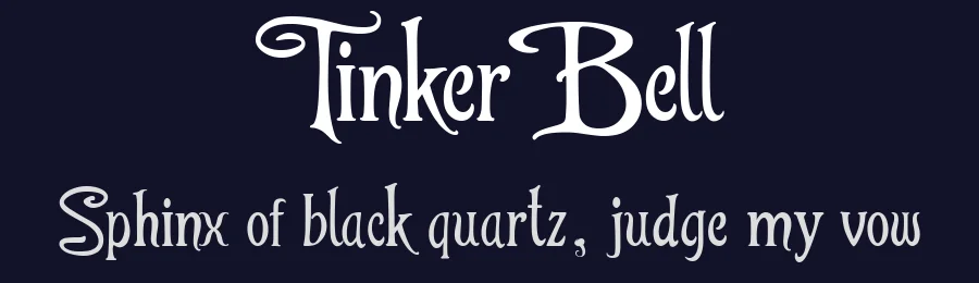 TinkerBell — Display Font — thumbnail 2