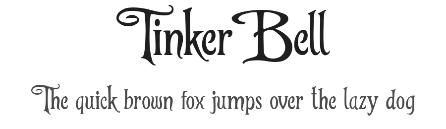 TinkerBell — Display Font