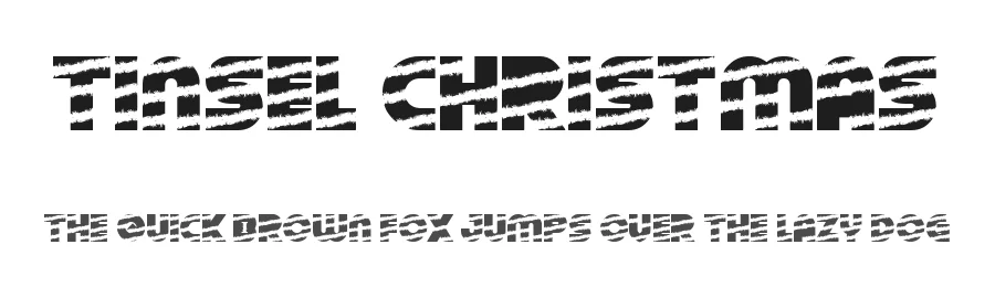 Tinsel Christmas by NAL — Display Font