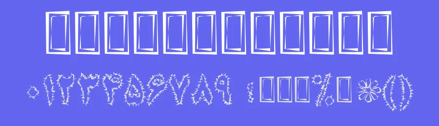 Titr Cactus — Display Font — thumbnail 3