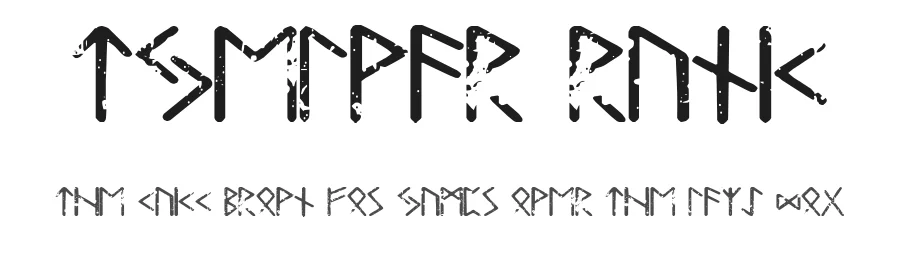 Tjelvar Runic by David Kerkhoff — Display Font