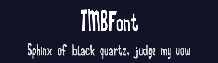 TMBFont — Display Font — thumbnail 2