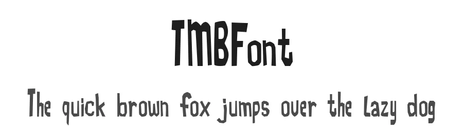 TMBFont — Display Font