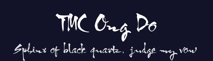 TMC Ong Do — Display Font — thumbnail 2