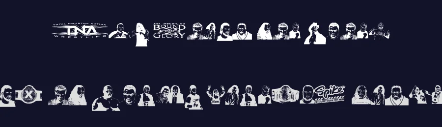TNA Bound for Glory — Display Font — thumbnail 2