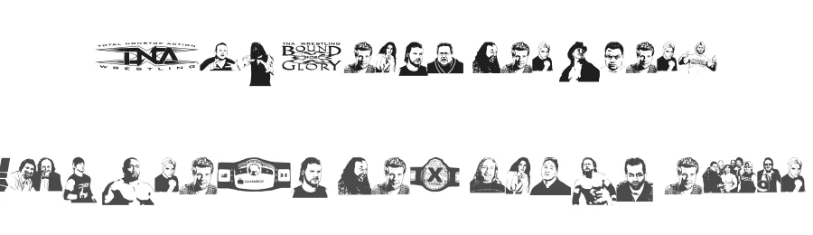 TNA Bound for Glory — Display Font