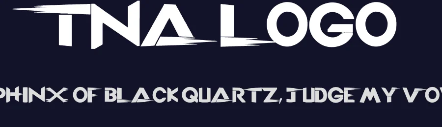 TNA LOGO — Display Font — thumbnail 2