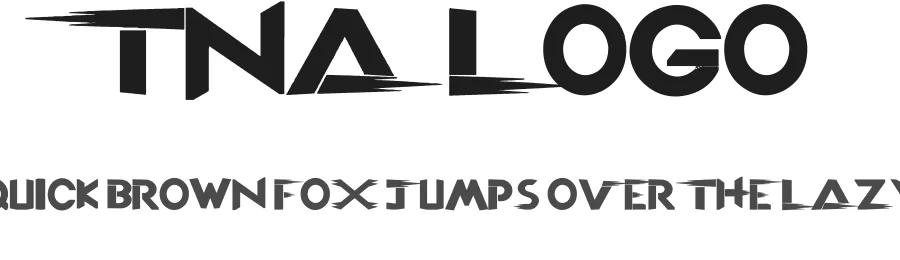 TNA LOGO — Display Font