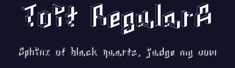 Toit RegularA — Display Font — thumbnail 2