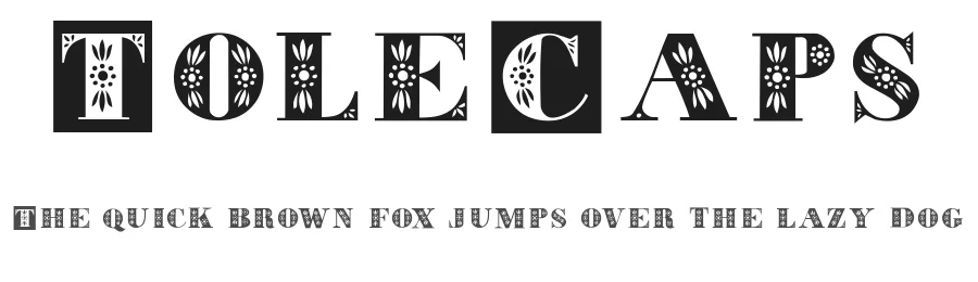 ToleCaps β Display Font