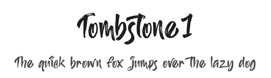 Tombstone1 by Alpaprana Studio β Display Font