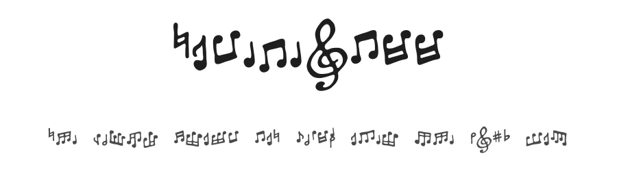 ToneDeafBB by Nate Piekos β Display Font