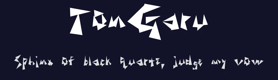 TonGaru — Display Font — thumbnail 2